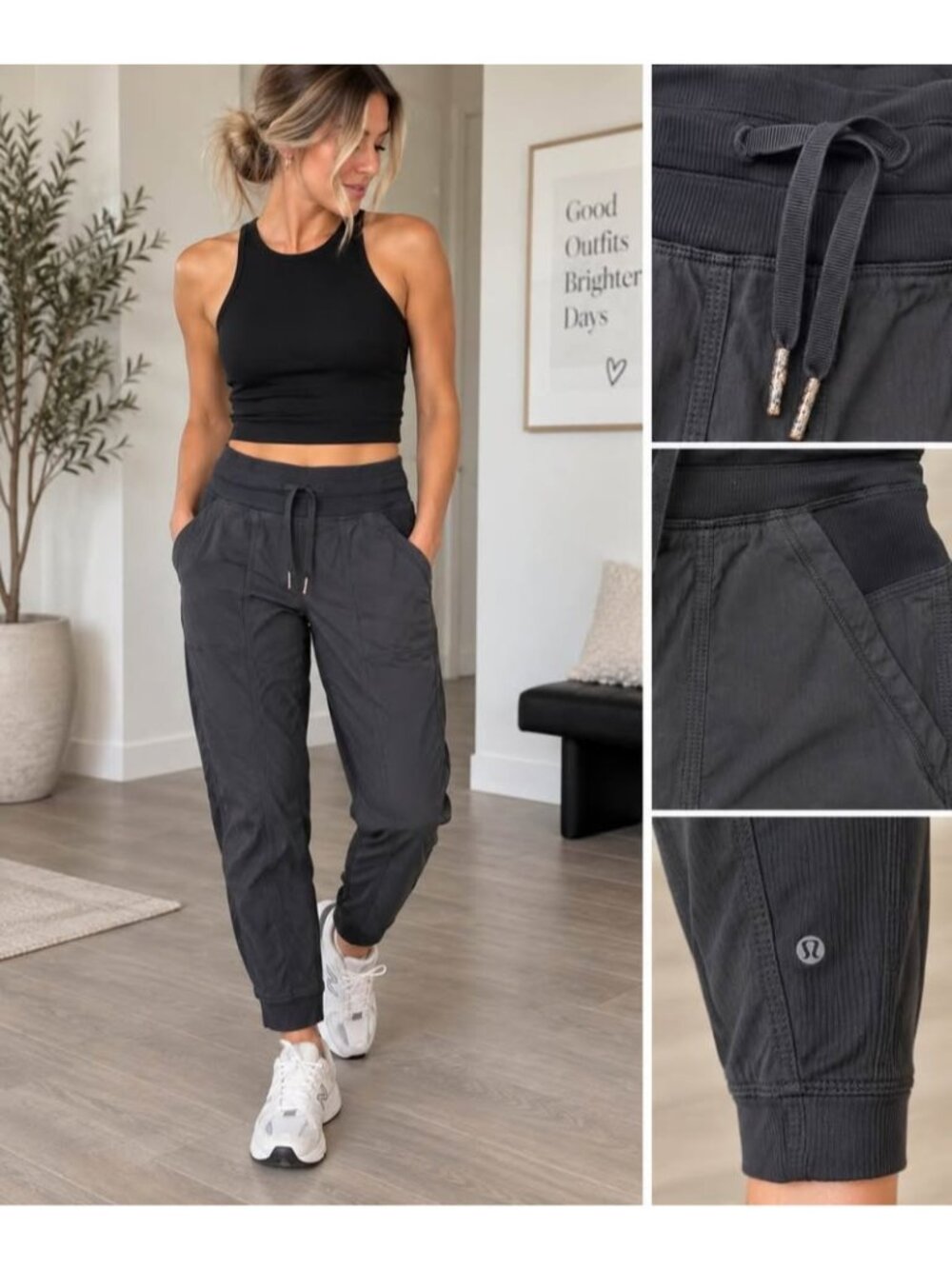 Lululemon Street to Studio Pants Women’s Size 2 Black